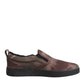 Multicolor Cotton Low Top Slip On Men Sneakers Shoes