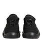 Black Lace Up Wave Low Top Men Sneaker Shoes