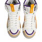 Multicolor Leather High Top Men Sneakers Shoes