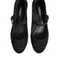 Black Vally Taormina Floral Lace Pumps Shoes