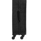 Gray Leather Logo Plaque Trolley Travel Wheel Men Suitcase Bag