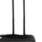 Gray Leather Logo Plaque Trolley Travel Wheel Men Suitcase Bag