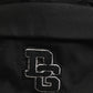 Black Nylon DG Patch School Travel Backpack Borse Bag
