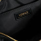 Black Mini Quilted Lambskin Leather Crossbody Sling Borse Bag