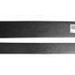 Black Double Strap Leather Brass Buckle Belt