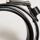 Black Leather Classic Metal Logo Buckle Belt