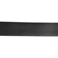 Black Leather Side Rings Brass Buckle Belt