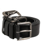 Black Key Ring Clip Attachments Buckle Belt
