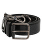 Black Key Ring Clip Attachments Buckle Belt