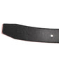 Pink Leather Perforated Detailing Buckle Belt