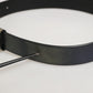 Black Classic Silver Metal DG Logo Buckle Belt