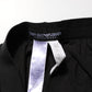 Black Cotton Blend Logo Waistband Trouser Pants
