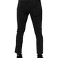 Dark Gray Cotton Stretch Denim Trouser Jeans
