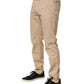 Beige Cotton Skinny Regular Men Denim Jeans