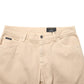 Beige Cotton Skinny Regular Men Denim Jeans