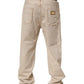 Beige Cotton Straight Denim Trouser Jeans
