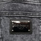 Gray Cotton Slim Fit Denim Trouser Jeans