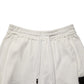 White Cotton Logo Plaque Men Bermuda Shorts