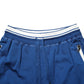 Blue Cotton Blend Bermuda Sweatpants Shorts