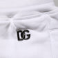 White Cotton Ripped Bermuda Sweatpants Shorts