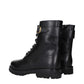 Black Leather Ankle Boots