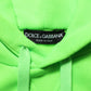 Green DG Logo Men Hooded Sweatshirt Sweater