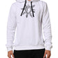 White Sacred Heart Hooded Sweatshirt Sweater