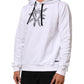 White Sacred Heart Hooded Sweatshirt Sweater