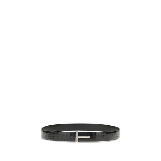 SHINY PRINTED CROC REVERSIBLE T BELT 30