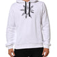 White Sacred Heart Hooded Sweatshirt Sweater