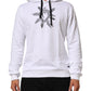 White Sacred Heart Hooded Sweatshirt Sweater