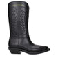 Black Cotton Boots