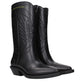 Black Cotton Boots