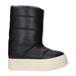 Black Leather Ankle Boots