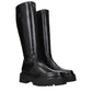 Black Leather Ankle Boots
