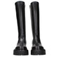 Black Leather Ankle Boots