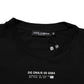 Black Statement Cotton Men Crew Neck T-shirt