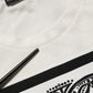 White Cotton Logo Bandana Print Men T-shirt