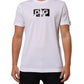 White Logo Print Cotton Crew Neck T-shirt