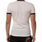 White Sacred Heart Cotton Crew Neck T-shirt