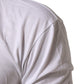 White Cotton Crown King Embroidery T-shirt