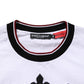 White Cotton Crown King Embroidery T-shirt