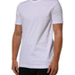 White Cotton Goodluck 2023 Crew Neck T-shirt