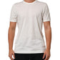 White Cotton Goodluck 2020 Crew Neck T-shirt