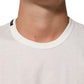 White Cotton Goodluck 2020 Crew Neck T-shirt