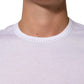White Cotton Crew Neck Underwear Tee T-shirt