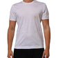 White Cotton Crew Neck Underwear Tee T-shirt