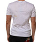 White Cotton Crew Neck Underwear Tee T-shirt