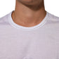 White Cotton Crew Neck Underwear Tee T-shirt