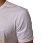 White Cotton Crew Neck Underwear Tee T-shirt